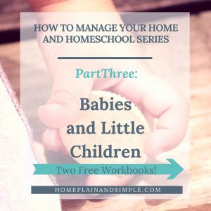 Home Management Homeschool Littles