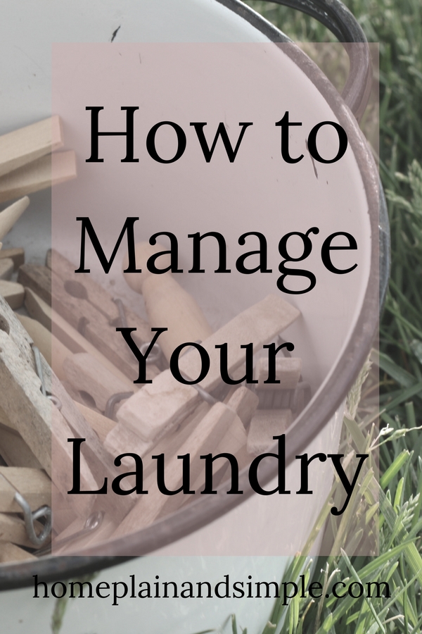 How To Manage Your Laundry
