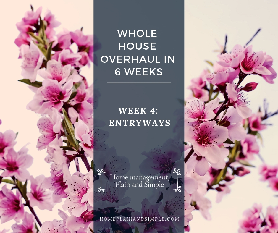 Whole House Overhaul in 6 Weeks: Week 4