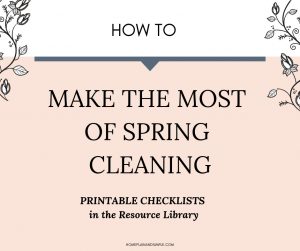 How to make the most of spring cleaning