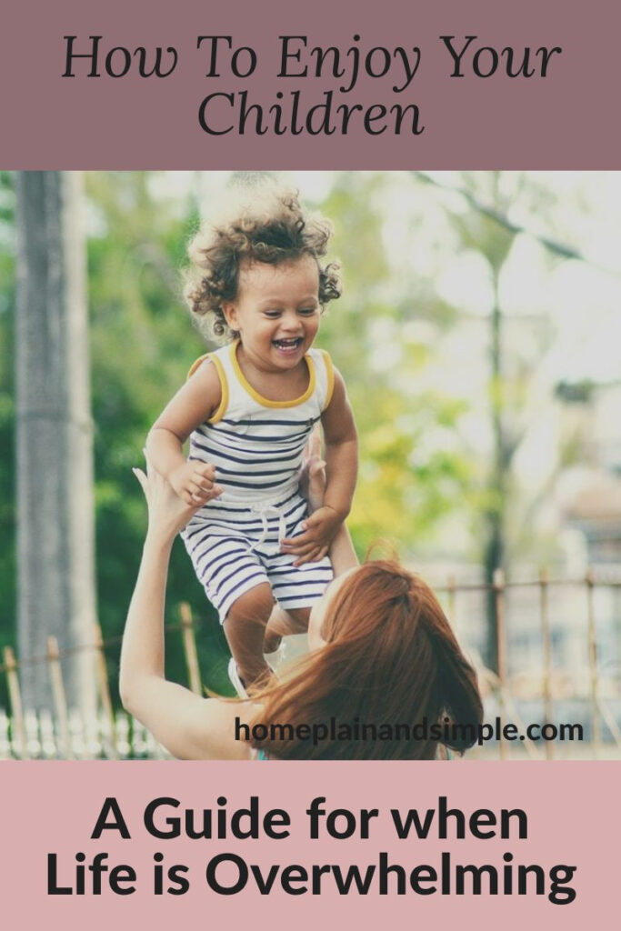How to Enjoy Your Children: A Guide for when life is overwhelming