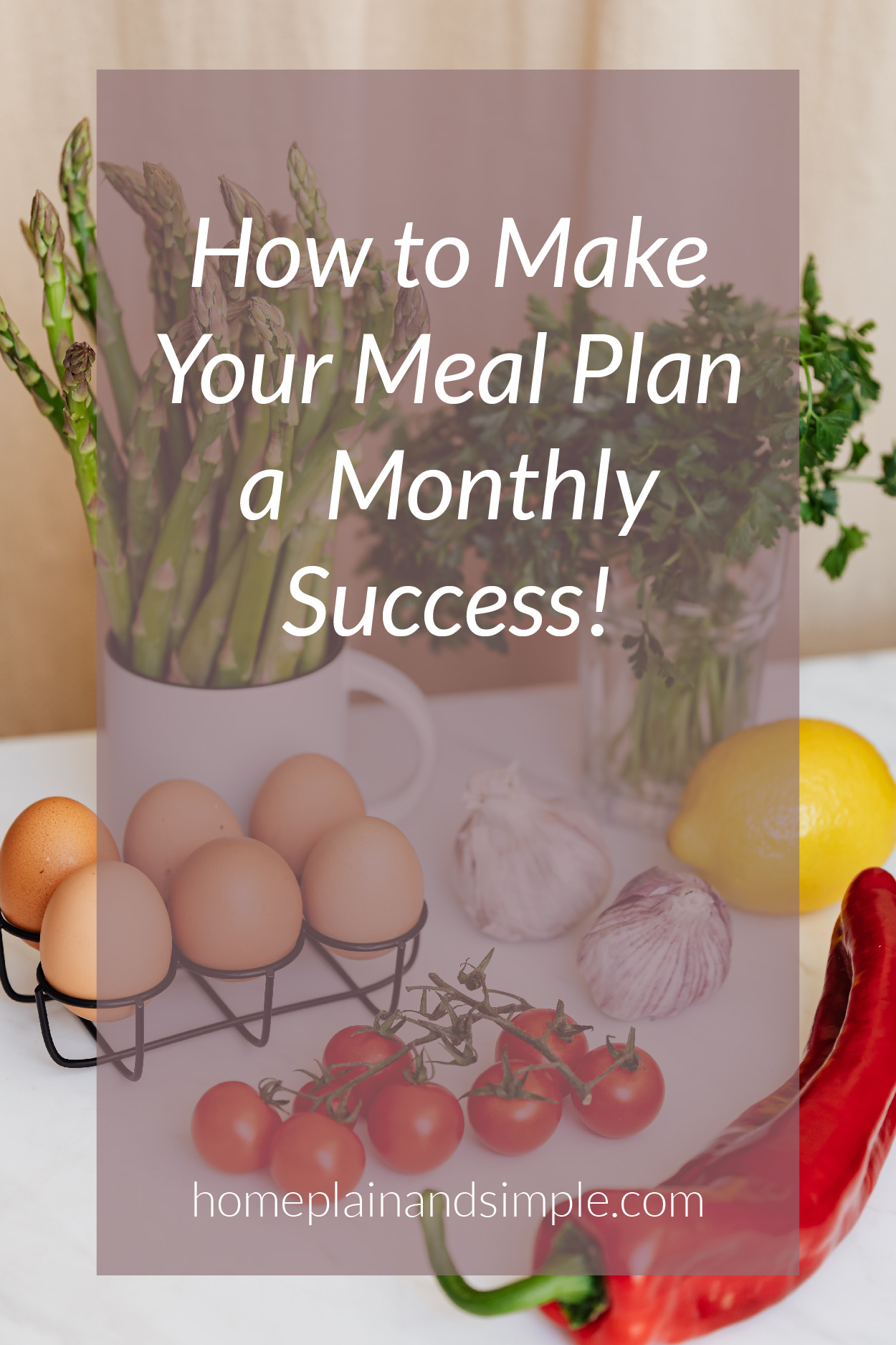 How to Make Your Meal Plan a Monthly Success!